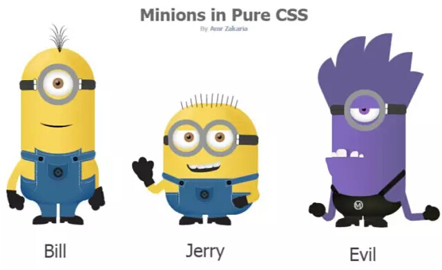  Minions With Pure CSS