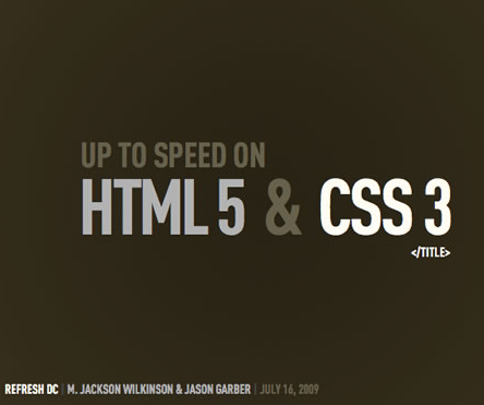  Up to Speed on HTML5 and CSS 3