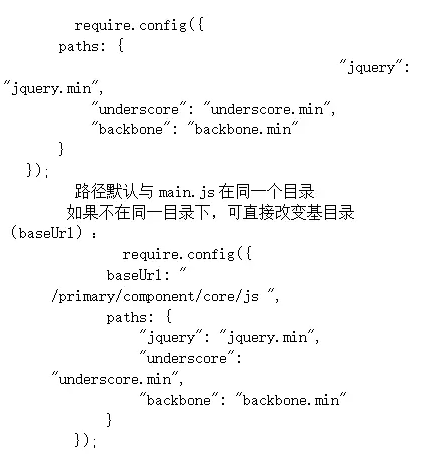require.config()方法