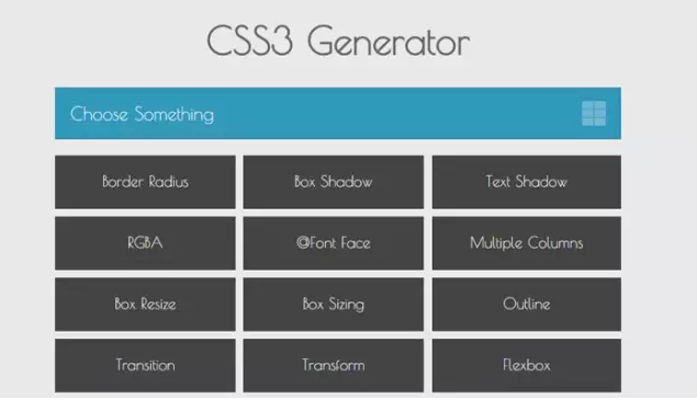 10 个超棒的 CSS3 代码生成工具，入门必备！